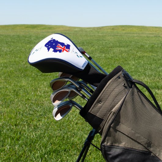 Australisch semi-vector afbeelding golfheadcover (Insitu)