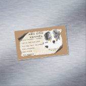 Australisch Shepherd Custom Magnetic Visitekaartje Visitekaartje Magneet (Voorbeeld)