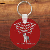 Australisch Shepherd Schedule Sleutelhanger (Voorkant)