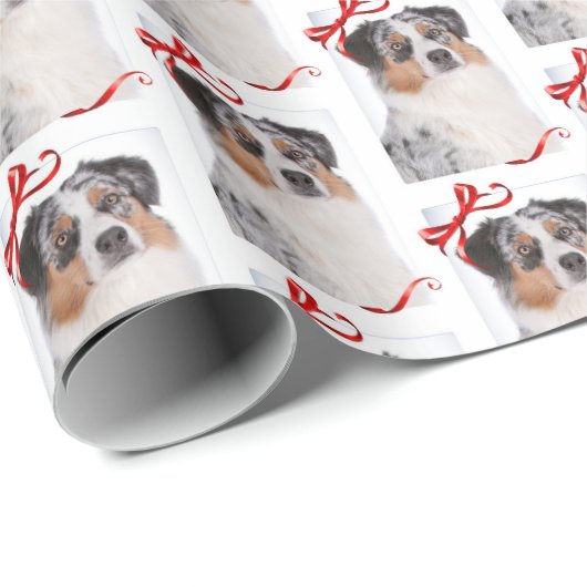 Australisch Shepherd Wrapping Paper Cadeaupapier (Rol Hoek)
