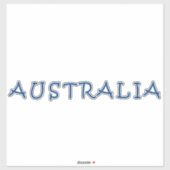 Australisch Sticker (Vel)