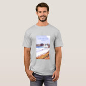 Australisch strand reis kunst Cronulla T-shirt (Voorkant volledig)