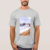 Australisch strand reis kunst Cronulla T-shirt (Voorkant)