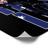 Australisch Supporters Team Uitrusting Geschenk Au Poster (Hoek)