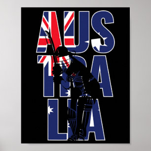 Australisch Supporters Team Uitrusting Geschenk Au Poster