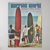 Australisch Surfen Poster | SURF | Surfer | Strand (Voorkant)