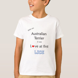 Australisch Terrier Lick Design T-shirt