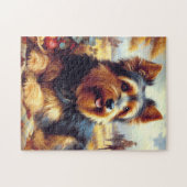  Australisch Terrierschilderij Legpuzzel (Horizontaal)