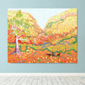 Australisch toneel van de buitenwereld met indrukw canvas afdruk (Insitu (Houten vloer))