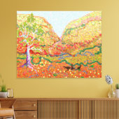 Australisch toneel van de buitenwereld met indrukw canvas afdruk (Insitu (Woonkamer))