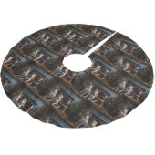 Australisch vee bij de open haard Kerstmis Kerstboom Rok (Gekanteld)