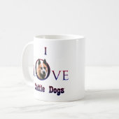 Australisch vee hond ik hou koffiemok (Voorkant links)