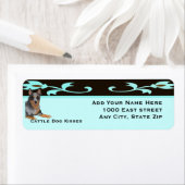 Australisch vee hond kussen etiket (Insitu)