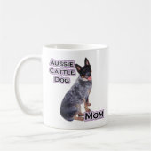 Australisch vee hond mam 4 koffiemok (Links)