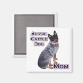 Australisch vee hond mam 4 - magneet (Voorkant / Achterkant)
