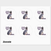 Australisch vee hond mam 4 - Sticker (Vel)
