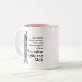 Australisch vee hond moeder Mok (Voorkant links)