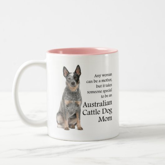 Australisch vee hond moeder Mok (Links)