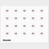 Australisch vee hond moeder Premium 1 Hart Sticker (Vel)