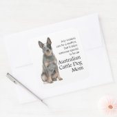 Australisch vee hond moeder Stickers (Envelop)