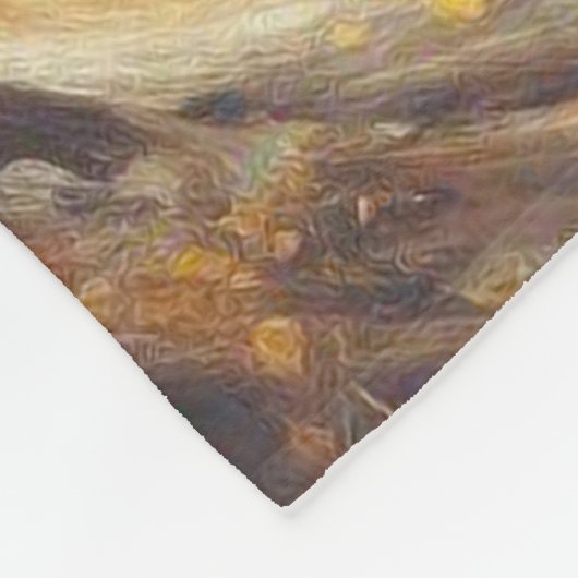  Australisch vee hond schilderen Fleece Deken (Hoek)