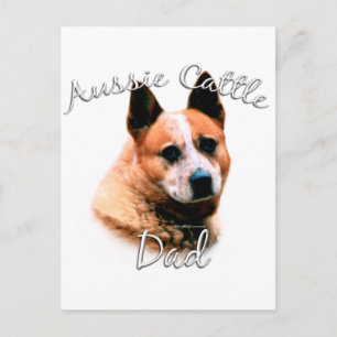 Australisch vee hond vader 2 briefkaart