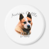 Australisch vee hond vader 2 magneet (Voorkant)