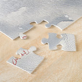 Australisch vee in slee laat het sneeuwen Kerstmis Legpuzzel (Zijkant)