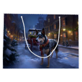 Australisch vee Kerstmis Feestelijk Seizoen Groot Cadeauzakje (Achterkant)