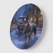 Australisch vee Kerstmis Feestelijk Seizoen Grote Klok (Hoek)