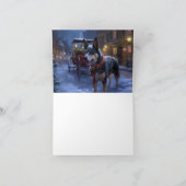 Australisch vee Kerstmis Feestelijk Seizoen Kaart (Binnen)