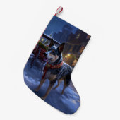 Australisch vee Kerstmis Feestelijk Seizoen Kleine Kerstsok (Voorkant (Hangend))