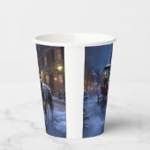 Australisch vee Kerstmis Feestelijk Seizoen Papieren Bekers (Links)