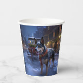 Australisch vee Kerstmis Feestelijk Seizoen Papieren Bekers (Voorkant)