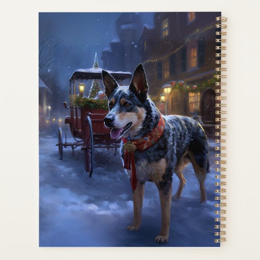 Australisch vee Kerstmis Feestelijk Seizoen Planner (Achterkant)