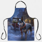 Australisch vee Kerstmis Feestelijk Seizoen Schort (Voorkant)