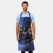 Australisch vee Kerstmis Feestelijk Seizoen Schort (Gedragen)