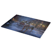 Australisch vee Kerstmis Feestelijk Seizoen Snijplank (Hoek)