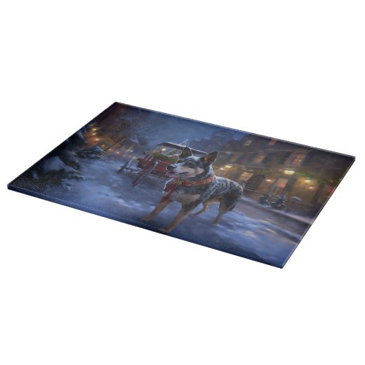 Australisch vee Kerstmis Feestelijk Seizoen Snijplank (Hoek)