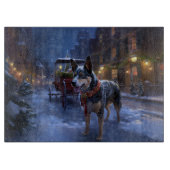 Australisch vee Kerstmis Feestelijk Seizoen Snijplank (Voorkant)