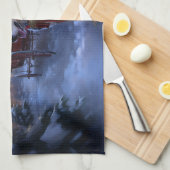 Australisch vee Kerstmis Feestelijk Seizoen Theedoek (Quarter Fold)