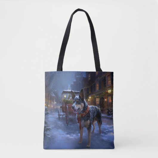 Australisch vee Kerstmis Feestelijk Seizoen Tote Bag (Voorkant)