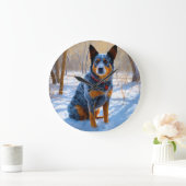 Australisch vee liet het sneeuwKerstmis Grote Klok (Huis)