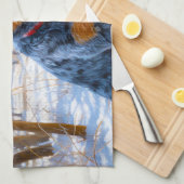 Australisch vee liet het sneeuwKerstmis Theedoek (Quarter Fold)