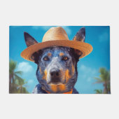 Australisch vee op het strand, hondenliefhebbers z deurmat (Voorkant)