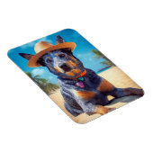 Australisch vee op het strand, hondenliefhebbers z magneet (Rechterzijde)