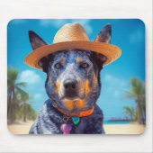 Australisch vee op het strand, hondenliefhebbers z muismat (Voorkant)