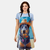 Australisch vee op het strand, hondenliefhebbers z schort (Gedragen)