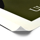 Australisch vintage-poster, Ayers Rock Poster (Hoek)