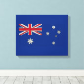 Australisch vlaggendecoratief canvas afdruk (Insitu (Houten vloer))